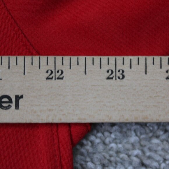 Nike Ohio State Buckeyes Polo Shirt Men Medium Red FitDry Polyester S/S Pullover - Picture 13 of 15